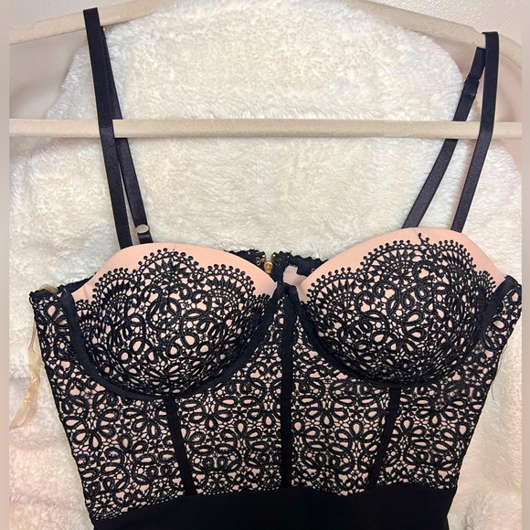 Entry Dresses & Skirts - Mini Black corset Dress  size L